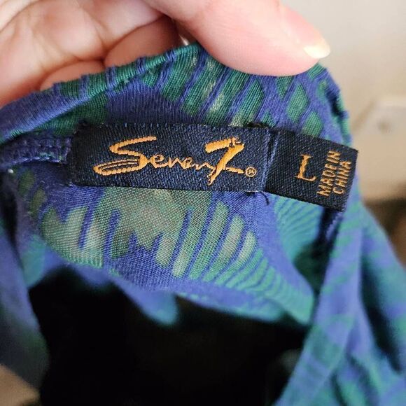 Seven7 Sheer Long Sleeved Top - Picture 7 of 8